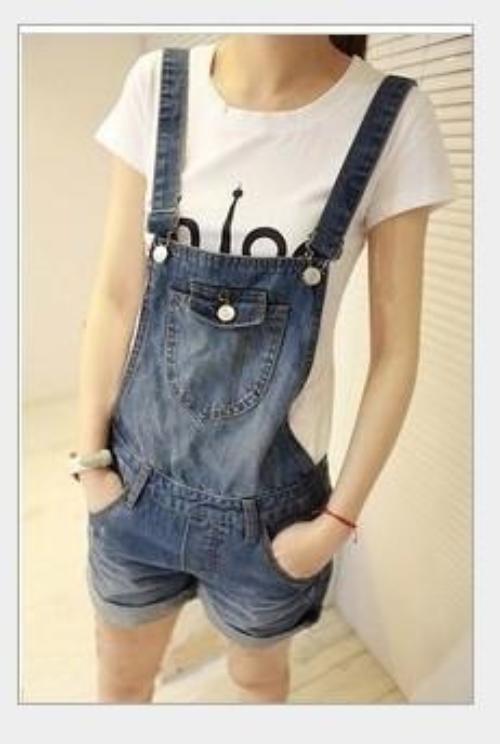 Summer Women's Clothing Demin Shorts Loose Conjoined Overalls Girls Cute Denim Straps Plus Size Denim Overalls S~XXL-Dollar Bargains Online Shopping Australia