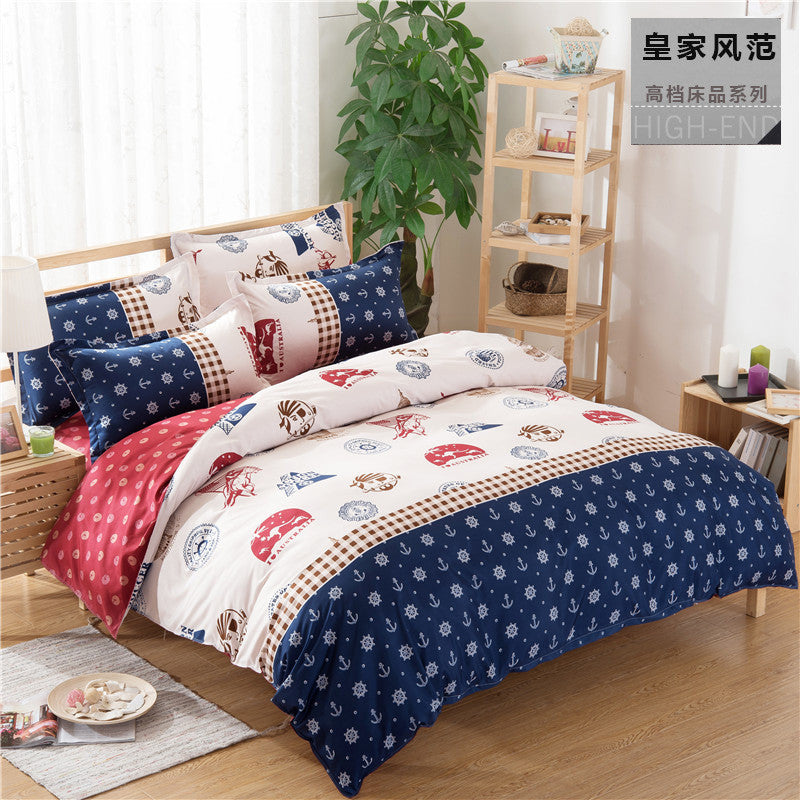 Love Heart bedding sets 3pcs/4pcs twin full queen star starry sky duvet cover set bedclothes polka dot red black yellow #2-Dollar Bargains Online Shopping Australia