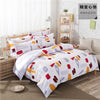 Love Heart bedding sets 3pcs/4pcs twin full queen star starry sky duvet cover set bedclothes polka dot red black yellow #2-Dollar Bargains Online Shopping Australia