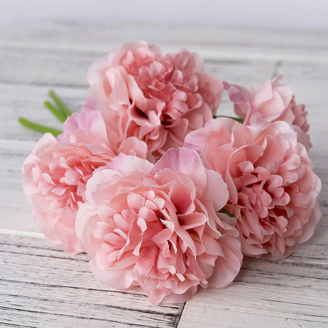 peony artificial artificial silk flowers for home decoration wedding bouquet for bride high quality fake flower faux living room-Dollar Bargains Online Shopping Australia