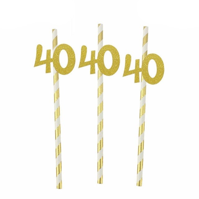 Chicinlife 24pcs/lot Happy 30 40 50 60th Birthday Photo booth props Birthday Anniversary Party Decoration photobooth props-Dollar Bargains Online Shopping Australia