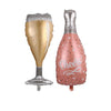 2pcs Large Size Champagne Cup Bottle Aluminium Foil Balloons Wedding Birthday Party Decorations Anniversary Baby Shower Balloons-Dollar Bargains Online Shopping Australia