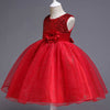 Baby Girls Sequins Flower Party Tutu Dress Clothes Children Girls Wedding Birthday Dress Clothing Infant Kids Christmas Costume-Dollar Bargains Online Shopping Australia