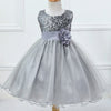 Baby Girls Sequins Flower Party Tutu Dress Clothes Children Girls Wedding Birthday Dress Clothing Infant Kids Christmas Costume-Dollar Bargains Online Shopping Australia