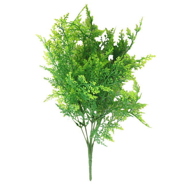 New Artificial Shrubs Creative Decorative Artificial Plant Ferns Simulation Plant Plastic Flower Fern Wall Material Accessories-Dollar Bargains Online Shopping Australia