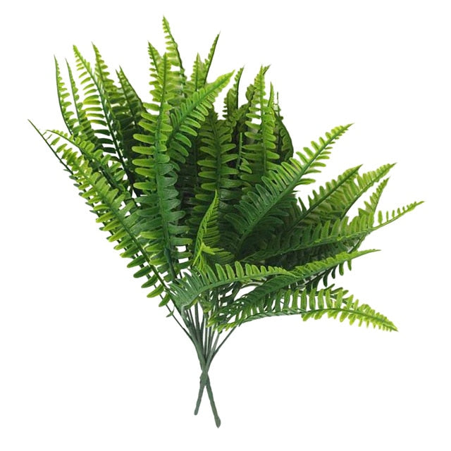 New Artificial Shrubs Creative Decorative Artificial Plant Ferns Simulation Plant Plastic Flower Fern Wall Material Accessories-Dollar Bargains Online Shopping Australia