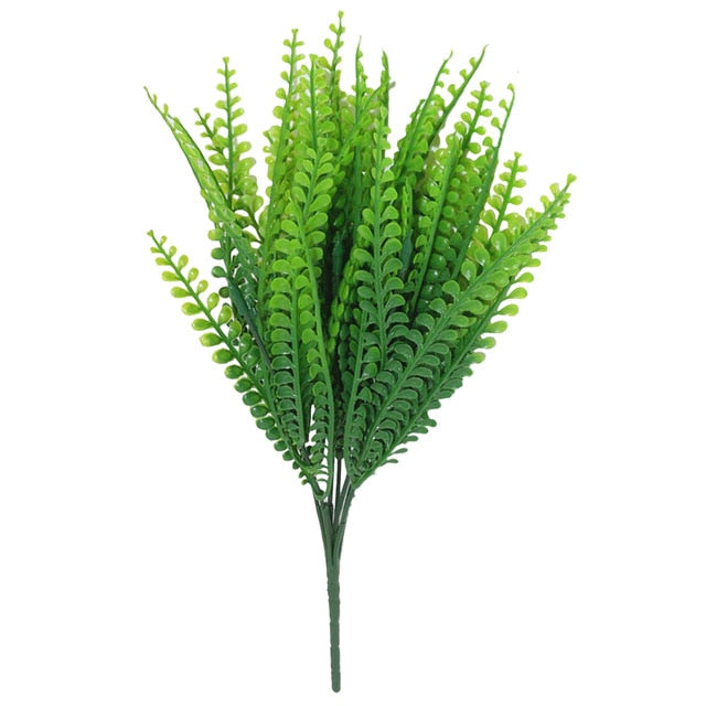 New Artificial Shrubs Creative Decorative Artificial Plant Ferns Simulation Plant Plastic Flower Fern Wall Material Accessories-Dollar Bargains Online Shopping Australia