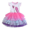 Girls Perform Dress Children Princess Tutu Dress Toddlers Summer Prom Dresses Kids Birthday Party School Casual Clothes-Dollar Bargains Online Shopping Australia