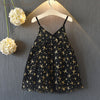 Girls Dress Sleeveless Baby Kids Clothes Summer Children Clothing Leaf Embroidery Girl Clothes Toddler Dresses-Dollar Bargains Online Shopping Australia