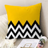 Geometric Yellow Pillowcase Decorative Cushion For Sofa DIY Printed Pillow Chair Car Cushion Christmas Home Decoration-Dollar Bargains Online Shopping Australia