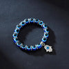 Lucky Evil Eye Bracelets Blue Evil Eye Bead Bracelet Men Women Handmade Lucky Jewelry Charm Bracelet-Dollar Bargains Online Shopping Australia