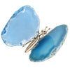 Natural Agate Slice Butterfly Stones Quartz Home Decor Gift-Dollar Bargains Online Shopping Australia