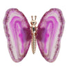 Natural Agate Slice Butterfly Stones Quartz Home Decor Gift-Dollar Bargains Online Shopping Australia