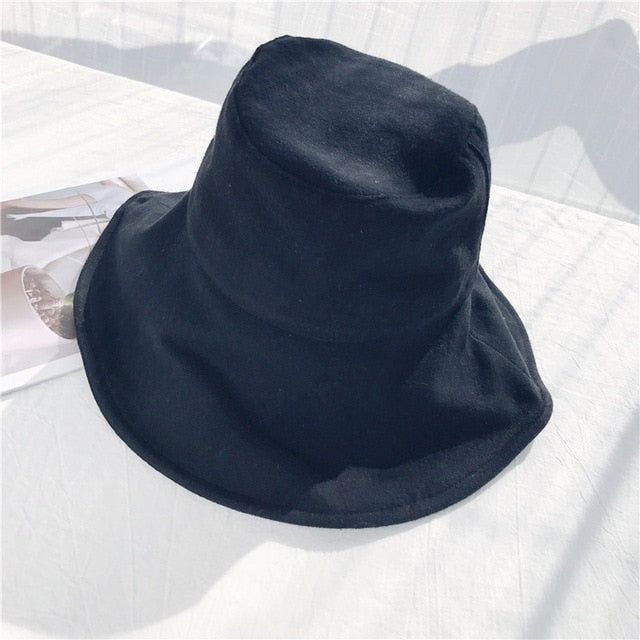 Bucket Hat Women Outdoor Summer Sun Hats Foldable Wide Brim Bucket Hats Large Sun Hats Black Beige Khaki Coffee 2020 Fashion New-Dollar Bargains Online Shopping Australia