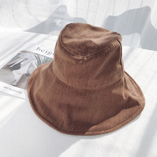 Bucket Hat Women Outdoor Summer Sun Hats Foldable Wide Brim Bucket Hats Large Sun Hats Black Beige Khaki Coffee 2020 Fashion New-Dollar Bargains Online Shopping Australia