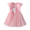 Girls Perform Dress Children Princess Tutu Dress Toddlers Summer Prom Dresses Kids Birthday Party School Casual Clothes-Dollar Bargains Online Shopping Australia