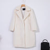 Women Winter Warm Faux Fur Coat Thick Women Long Coat Turn Down Collar Women Warm Coat With Belt Casaco Feminino-Dollar Bargains Online Shopping Australia