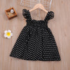 Girls Dress Sleeveless Baby Kids Clothes Summer Children Clothing Leaf Embroidery Girl Clothes Toddler Dresses-Dollar Bargains Online Shopping Australia