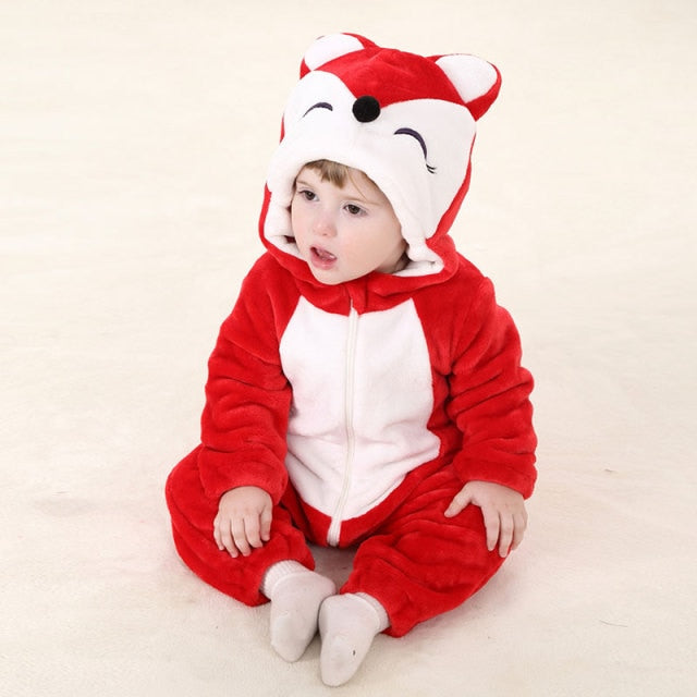 Infant Toddler Rabbit Dog Lion Tiger Dinosaur Costumes Baby Boys Girls Kigurumi Cartoon Animal Onesies Romper Halloween-Dollar Bargains Online Shopping Australia