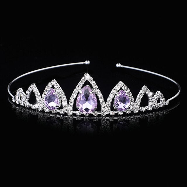 Kids Princess Crystal Tiaras and Crowns Children Girls Headband Bridal Wedding Hair Accessories Jewelry Tiaras-Dollar Bargains Online Shopping Australia