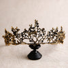 bride retro black crystal crown queen tiara brides wedding jewelry hair accessories-Dollar Bargains Online Shopping Australia