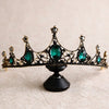 bride retro black crystal crown queen tiara brides wedding jewelry hair accessories-Dollar Bargains Online Shopping Australia