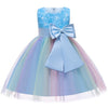 Baby Girls Sequins Flower Party Tutu Dress Clothes Children Girls Wedding Birthday Dress Clothing Infant Kids Christmas Costume-Dollar Bargains Online Shopping Australia