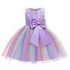 Baby Girls Sequins Flower Party Tutu Dress Clothes Children Girls Wedding Birthday Dress Clothing Infant Kids Christmas Costume-Dollar Bargains Online Shopping Australia