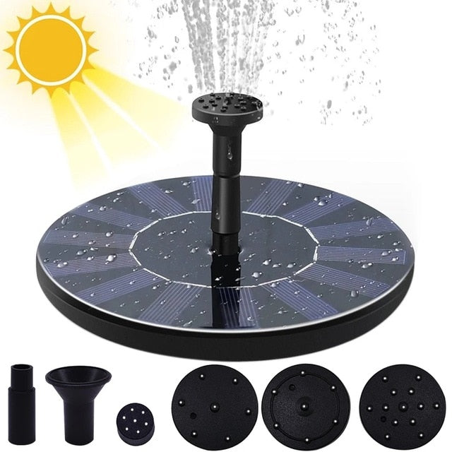 Mini Solar Water Fountain Pool Pond Waterfall Fountain Garden Decoration Outdoor Bird Bath Solar Powered Fountain Floating Water-Dollar Bargains Online Shopping Australia