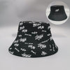 Double-side Unisex Harajuku Bucket Hat Fishing Outdoor Cap women Bucket fishing Hats Sunscreen Daisy embroidery fisherman hat-Dollar Bargains Online Shopping Australia