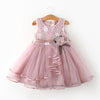 Lace Little Princess Dresses Summer Solid Sleeveless Tulle Tutu Dresses For Girls-Dollar Bargains Online Shopping Australia