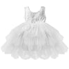 Lace Little Princess Dresses Summer Solid Sleeveless Tulle Tutu Dresses For Girls-Dollar Bargains Online Shopping Australia