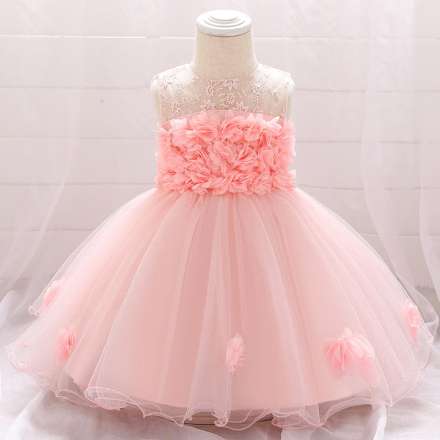 Baby girl pink hot sale occasion dress