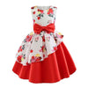 Princess Girls Flower Embroidered Dress Elegant Kids Girl Wedding Party Dresses Girls Halloween Dress Girls Clothes-Dollar Bargains Online Shopping Australia