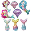 Little Mermaid Party Balloons baby girl pink birthday party decor kids toy Supplies Sea Summer Beach Shells Helium Balloons-Dollar Bargains Online Shopping Australia