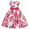 Summer Kids Flower Dresses for Girls Christmas Children Clothing Dress Princess Brithday Wedding Party Baby Girl Dress With Bow-Dollar Bargains Online Shopping Australia