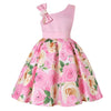 Summer Kids Flower Dresses for Girls Christmas Children Clothing Dress Princess Brithday Wedding Party Baby Girl Dress With Bow-Dollar Bargains Online Shopping Australia