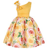 Summer Kids Flower Dresses for Girls Christmas Children Clothing Dress Princess Brithday Wedding Party Baby Girl Dress With Bow-Dollar Bargains Online Shopping Australia