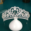 Silver Color Wedding Hair Accessories Crystal Rhinestone Crown Tiaras Diadems Women Hair Jewelry Princess Headpiece-Dollar Bargains Online Shopping Australia