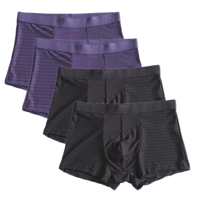 Buy Mens Underwear Soft Boxers Cotton Boxer 4Pcs\lot Underwear at