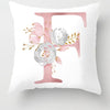 Custom Pink Letter Decorative Cushion Cover Wedding Party Decoration Wedding Decorative Pillow Party Supplies Wedding Ornaments-Dollar Bargains Online Shopping Australia