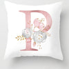 Custom Pink Letter Decorative Cushion Cover Wedding Party Decoration Wedding Decorative Pillow Party Supplies Wedding Ornaments-Dollar Bargains Online Shopping Australia