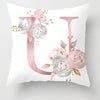 Custom Pink Letter Decorative Cushion Cover Wedding Party Decoration Wedding Decorative Pillow Party Supplies Wedding Ornaments-Dollar Bargains Online Shopping Australia