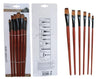 Artist Paint Brush Set High Quality Nylon Hair Wood Black Handle Watercolor Acrylic Oil Brush Painting Art Supplies-Dollar Bargains Online Shopping Australia