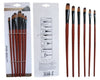 Artist Paint Brush Set High Quality Nylon Hair Wood Black Handle Watercolor Acrylic Oil Brush Painting Art Supplies-Dollar Bargains Online Shopping Australia