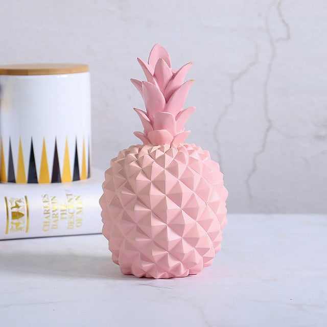 European Resin Pineapple Home Creative Modern Simple Ornaments Pink Blue White Pineapple Crafts Ornaments Desktop Decoration-Dollar Bargains Online Shopping Australia