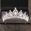 Silver Color Crystal Rhinestone Crown and Tiara Wedding Hair Accessories Bridal Tiaras Hair Crown Wedding Headpiece-Dollar Bargains Online Shopping Australia