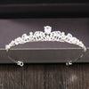 Silver Color Crystal Rhinestone Crown and Tiara Wedding Hair Accessories Bridal Tiaras Hair Crown Wedding Headpiece-Dollar Bargains Online Shopping Australia