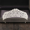 Silver Color Crystal Rhinestone Crown and Tiara Wedding Hair Accessories Bridal Tiaras Hair Crown Wedding Headpiece-Dollar Bargains Online Shopping Australia