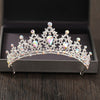 Silver Color Crystal Rhinestone Crown and Tiara Wedding Hair Accessories Bridal Tiaras Hair Crown Wedding Headpiece-Dollar Bargains Online Shopping Australia